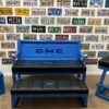 Custom Blue GMC Bench,Stool & Side Table