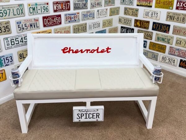 Custom Chevrolet Themed Bench