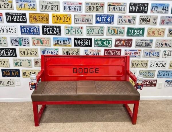 Custom Dodge Tailgate Bench