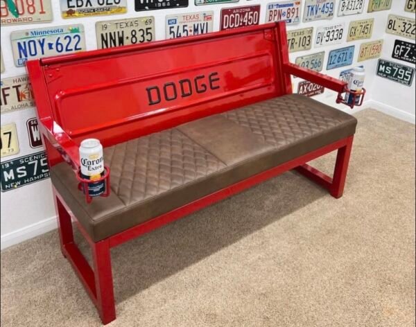 Custom Dodge Tailgate Bench