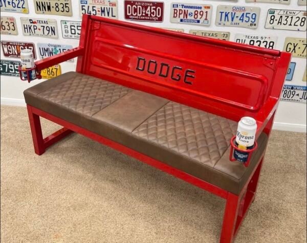 Custom Dodge Tailgate Bench