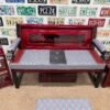 Custom Red Chevrolet Furniture Set – Bench, Stools, Console & Tables