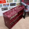 Custom Red Chevrolet Furniture Set – Bench, Stools, Console & Tables