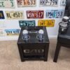 Custom Black Chevrolet Bench & Table