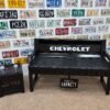 Custom Black Chevrolet Bench & Table