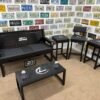 Custom Black Ford Bench