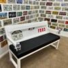 Custom White & Black Ford Bench