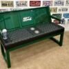 Custom Forest Green Ford Bench