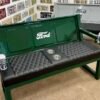 Custom Forest Green Ford Bench