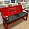 Custom Red & Black GMC Bench