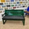 Custom VOLKSWAGEN Green & Black Bench