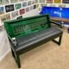 Custom VOLKSWAGEN Green & Black Bench