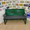Custom VOLKSWAGEN Green & Black Bench