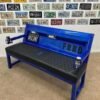 Custom Blue & Black Ford Bench