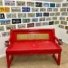 Custom 49ERS Red Bench