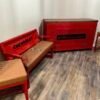 Custom Chevrolet Bar Set of Red & Brown Bench