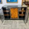 Custom Metal TV Stand & Storage Cabinet