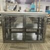 Custom Steel Table with Storage Cabinet