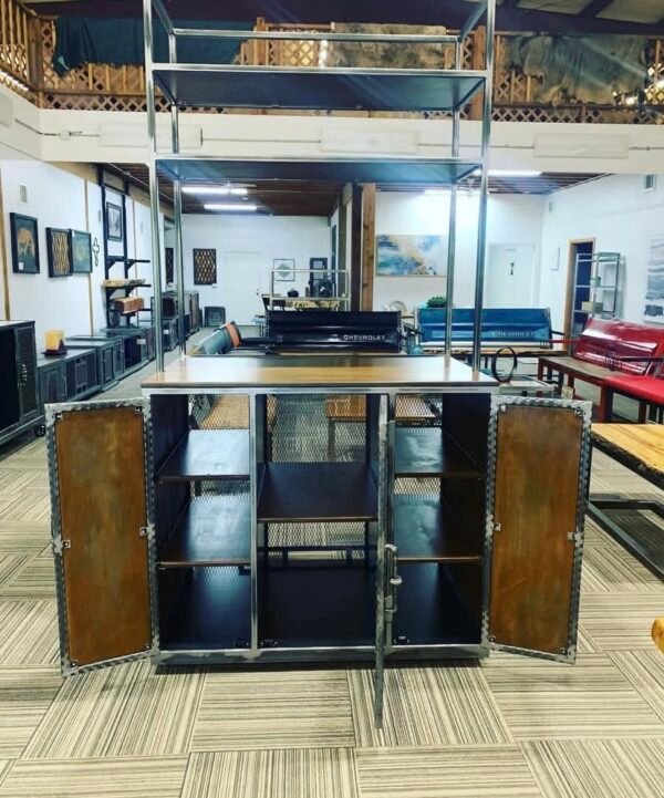 Custom Shelving Unit TV Stand with Storage