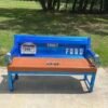 Custom Blue & Brown Ford Bronco  Bench