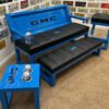 Custom Blue GMC Bench Set – Bench, Stool & Side Table (Full Set)