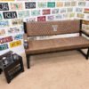 New Project (79) (1) Custom Brown Houston Texans Bench & Table Set