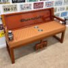 New Project (85) (1) Custom Orange Chevrolet Bench with Quilted Seat