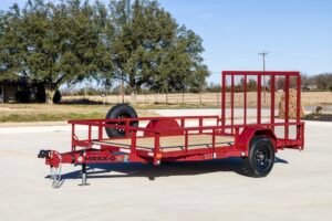 S3X ANGLE SINGLE AXLE 14FT UTILITY TRAILER