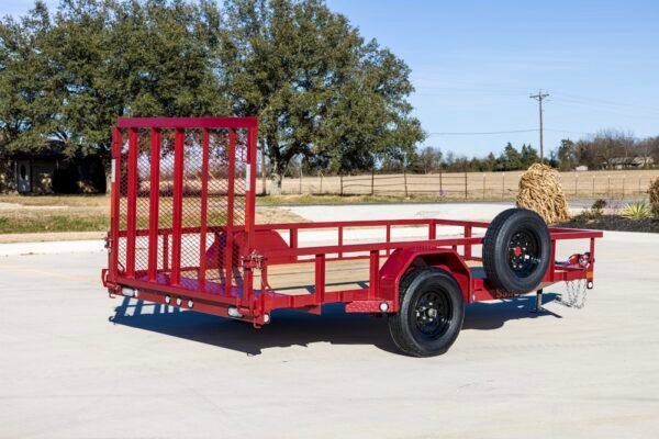 S3X ANGLE SINGLE AXLE 14FT UTILITY TRAILER