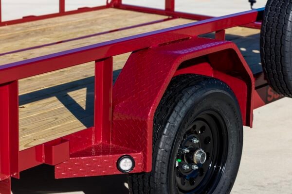 S3X ANGLE SINGLE AXLE 14FT UTILITY TRAILER