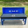 Custom Blue & Black GMC Bench