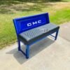 Custom Blue & Black GMC Bench