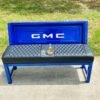 Custom Blue & Black GMC Bench