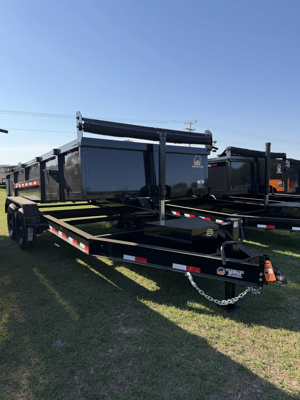 2026 7×16 TA 14K Black Dump Trailer