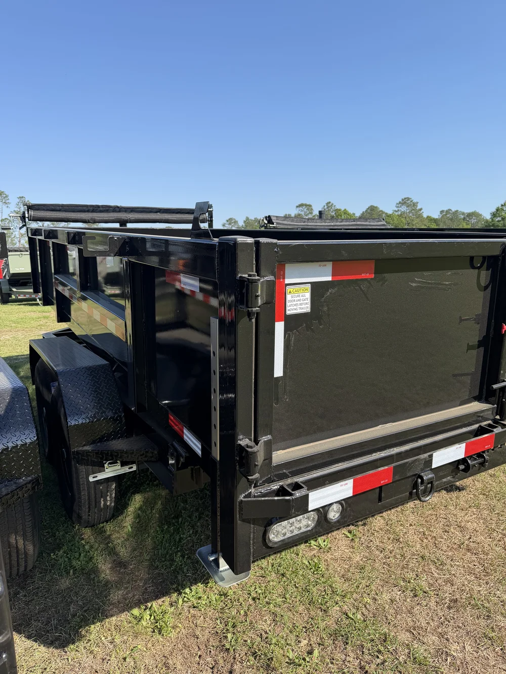 2026 7×16 TA 14K Black Dump Trailer - Image 2