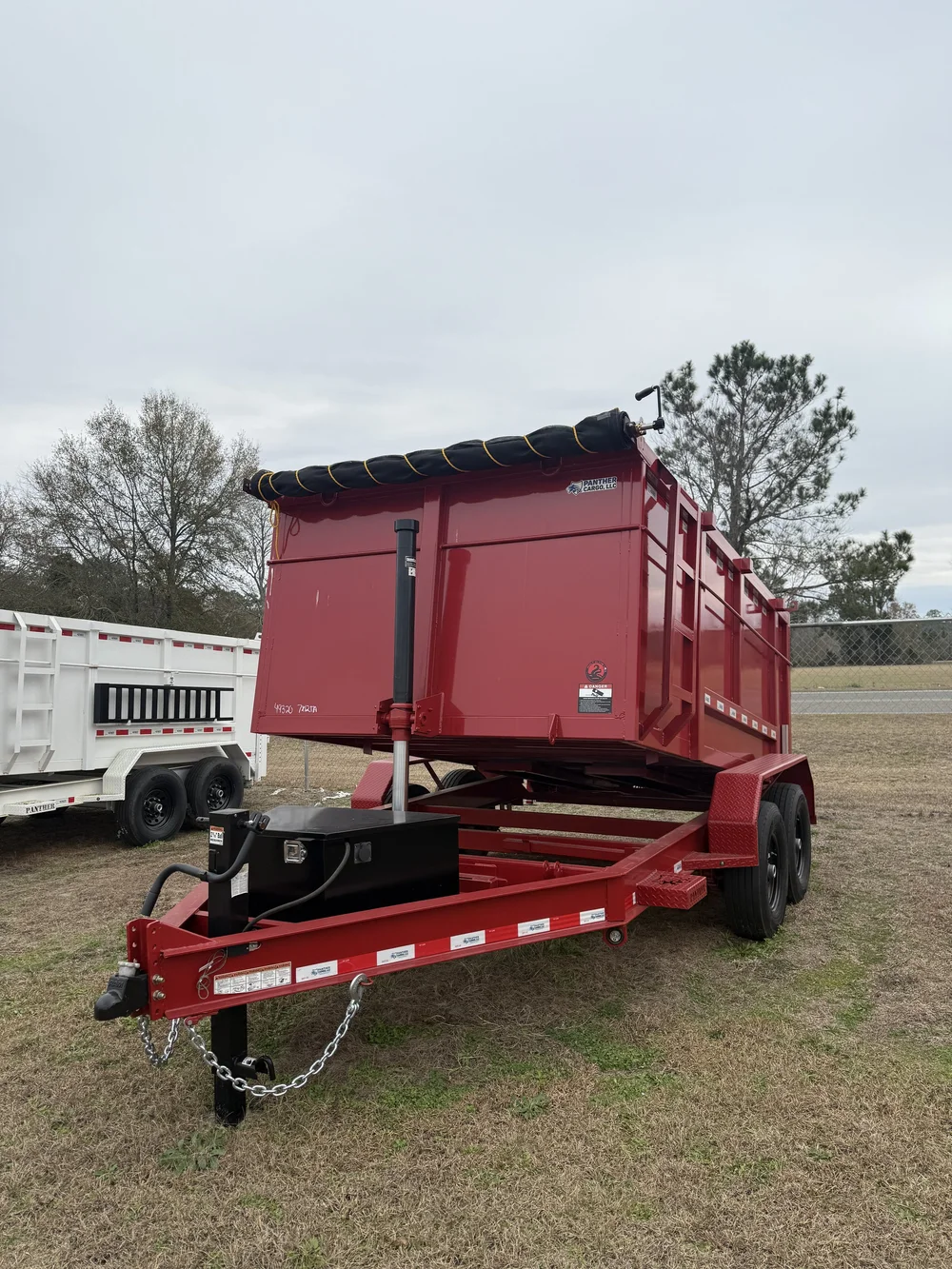 2026 7×12 Tandem Axle 16K Red Dump Trailer - Image 3